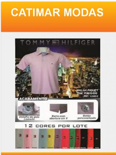 Camisa gola polo tommy