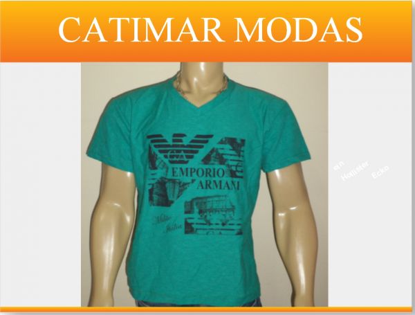 Camiseta varias marcas na malha flâme