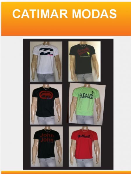 camiseta malha especial marcas famosas