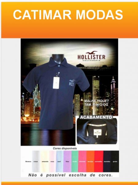 Polo Hollister linha luxo