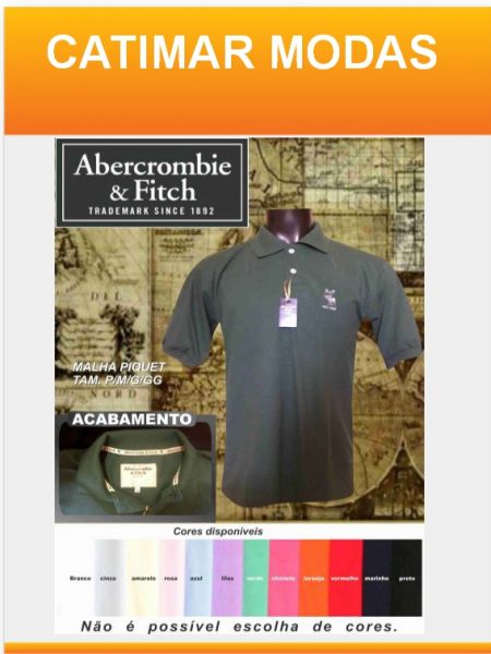 (a)Polo Abercrombie linha luxo